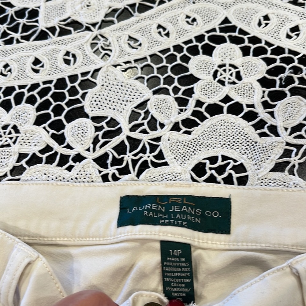 Ralph Lauren casual cream color pants - Picture 3 of 6